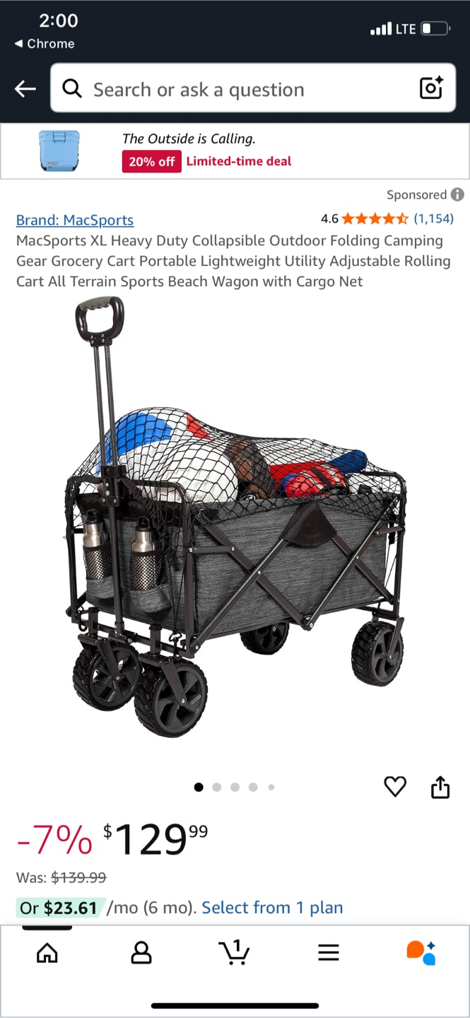 Heavy Duty Collapsible Outdoor Utility Wagon - photo 4