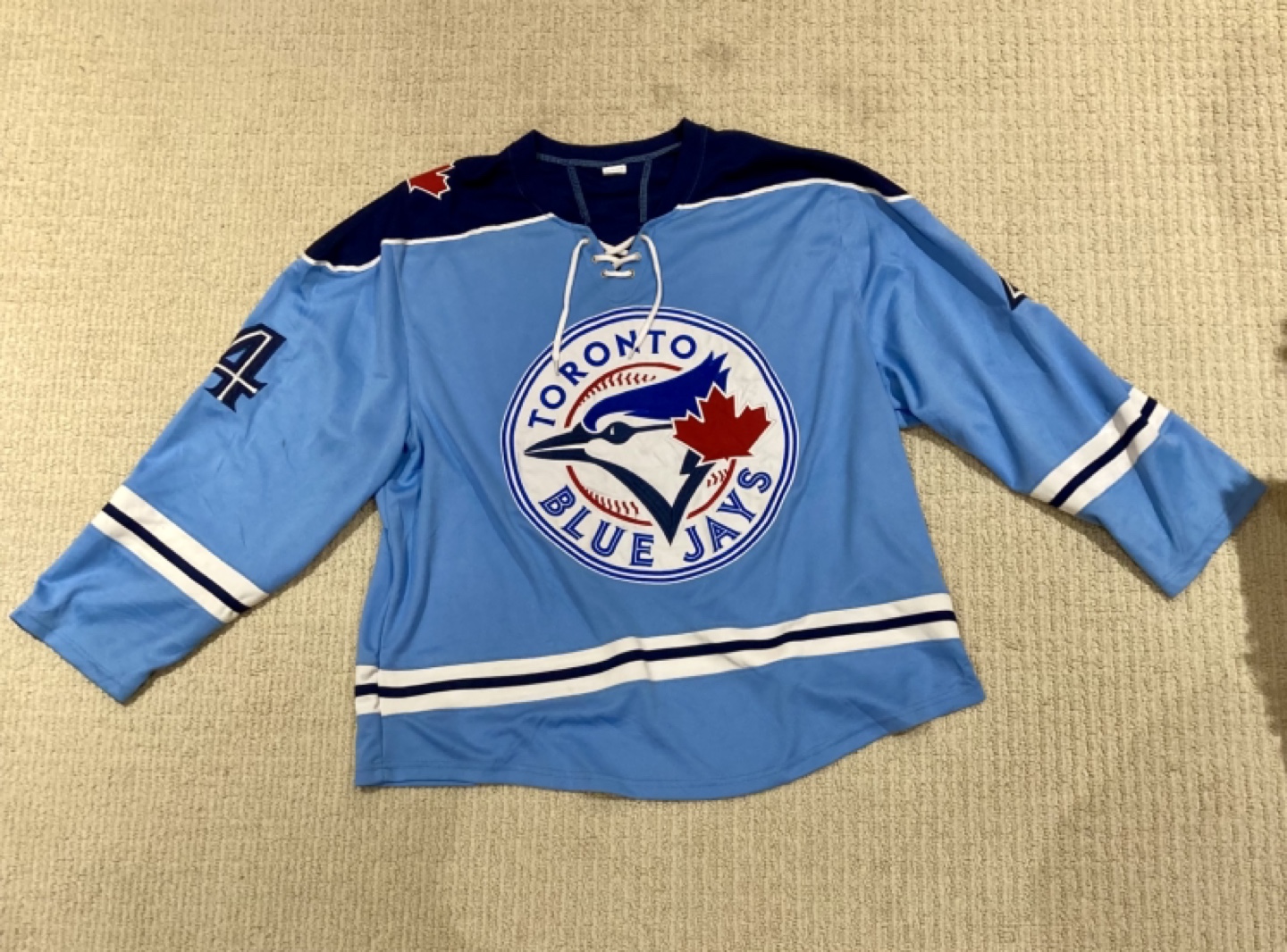Toronto Blue Jays George Springer #4 hockey jersey