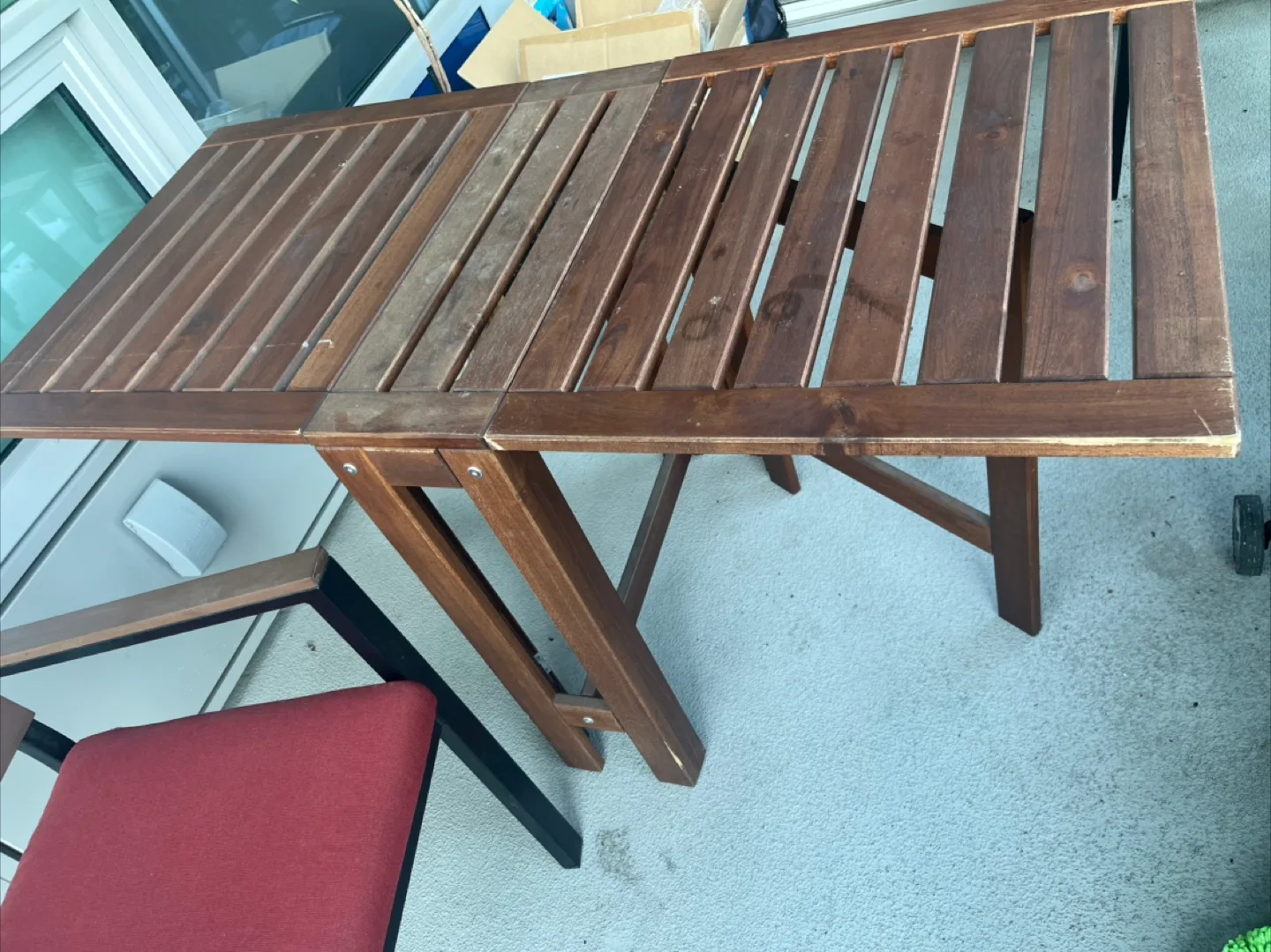 Outdoor Patio Set: 4 Chairs, Table, Cushions & Cover image indicator(5)