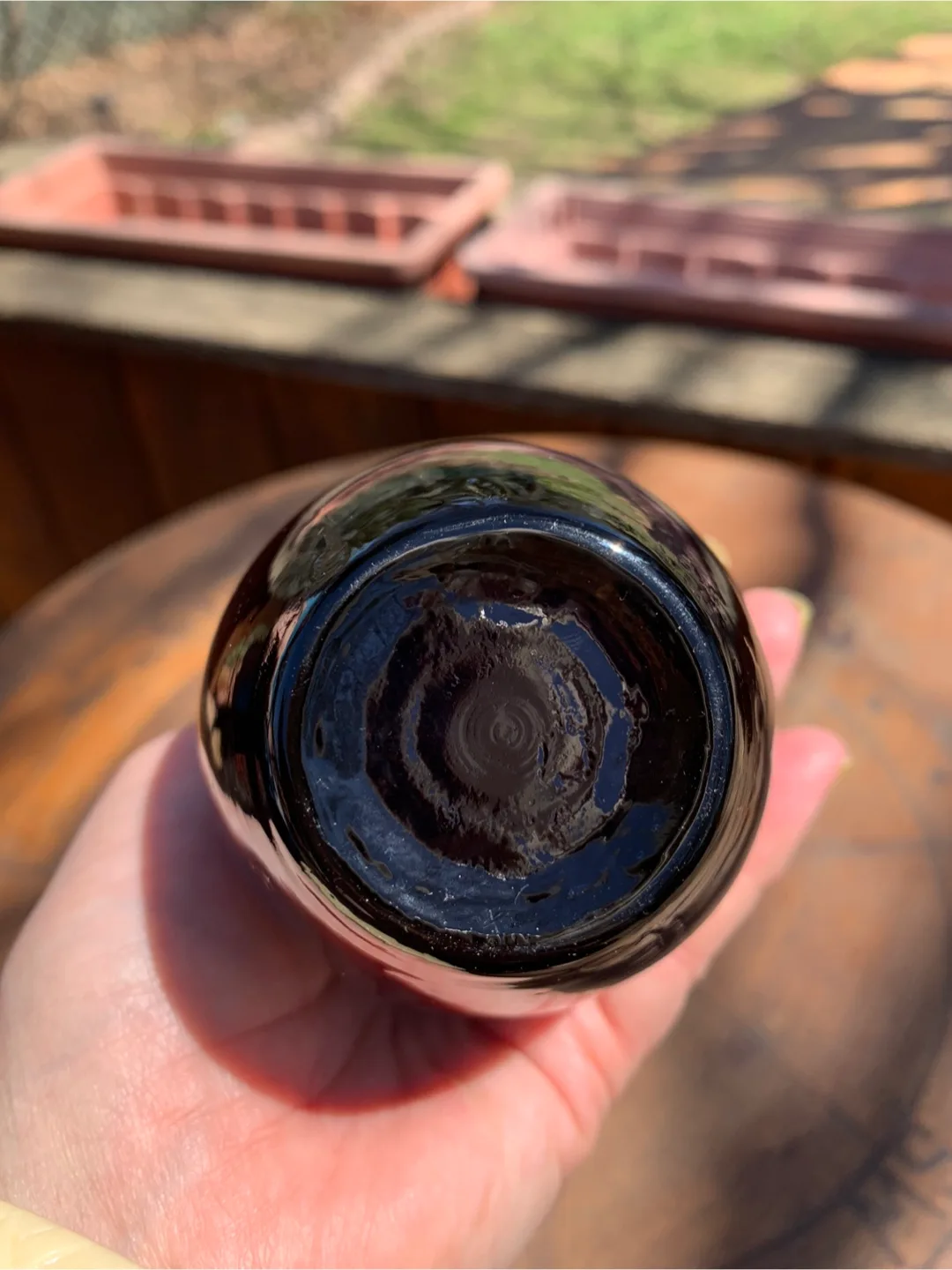 Vintage Murano-style Glass Vase with Handle image indicator(4)