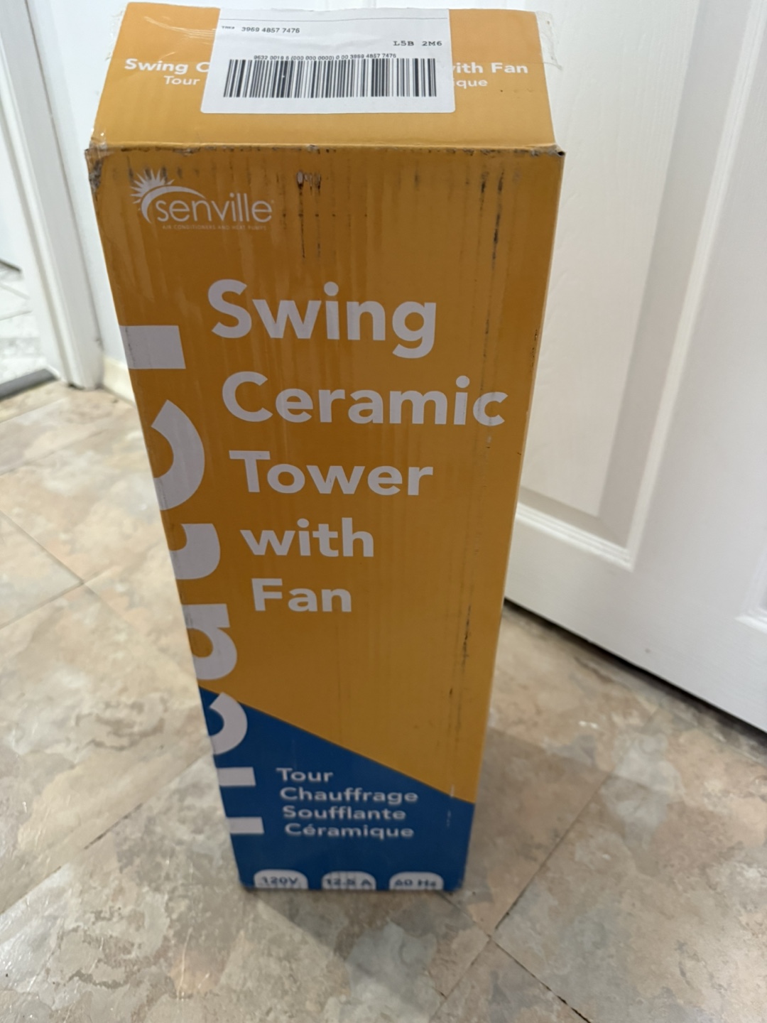 Senville Swing Ceramic Tower Heater with Fan - photo 2