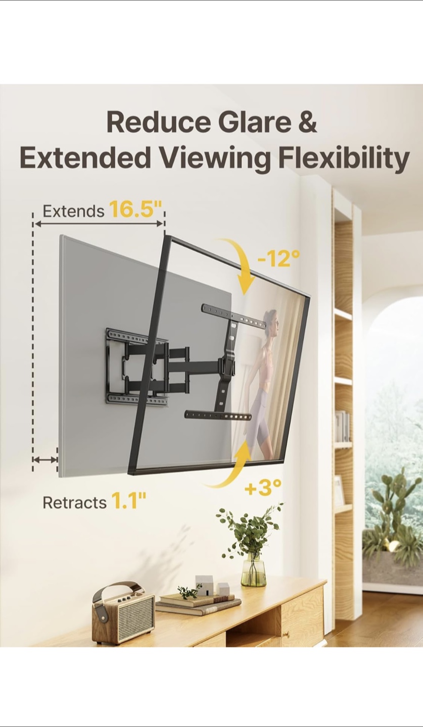 Montek Full-Motion TV Wall Mount - photo 4