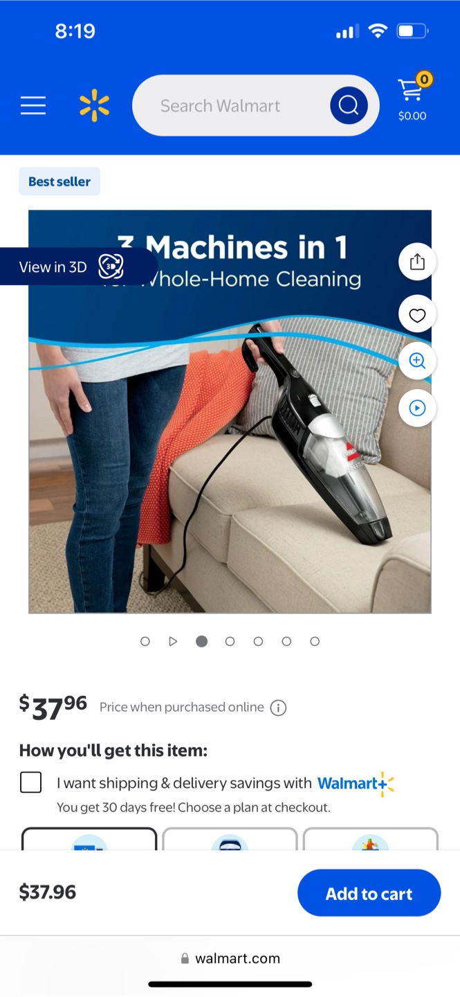 Bissell 3-in-1 Turbo Lightweight Handheld Vacuum - photo 2