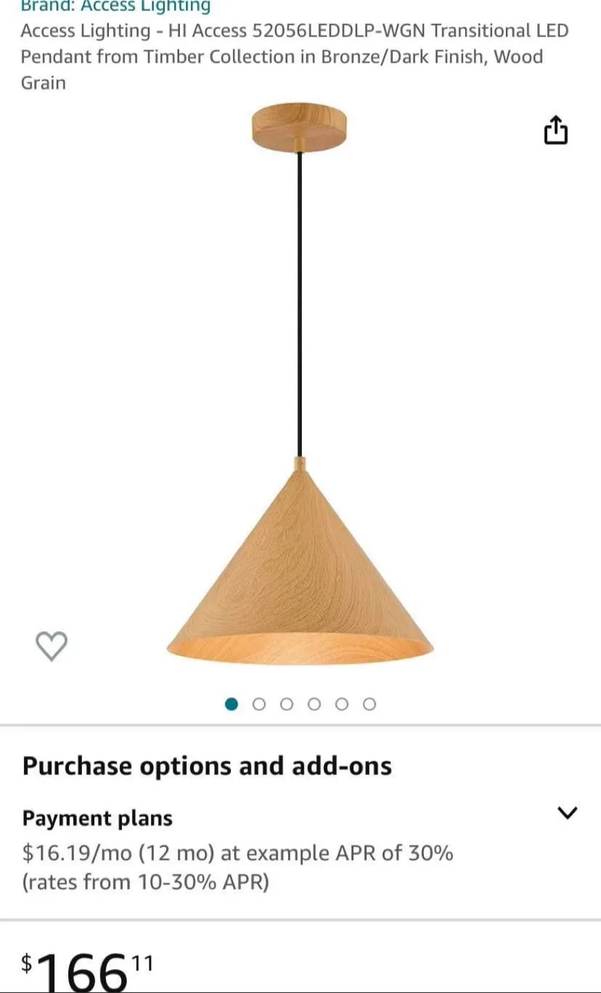 Access Lighting Timber LED Pendant Light image indicator(8)