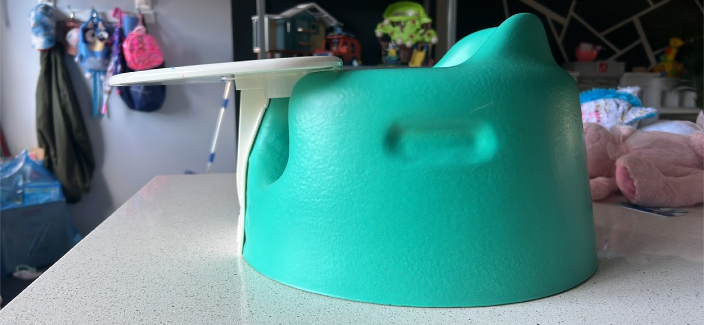 Bumbo Baby Seat with Tray - Teal - photo 3