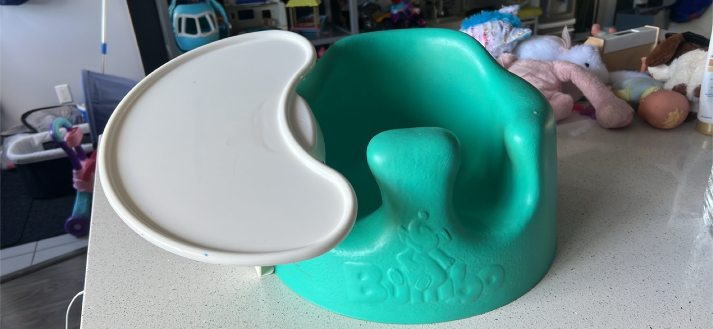 Bumbo Baby Seat with Tray - Teal