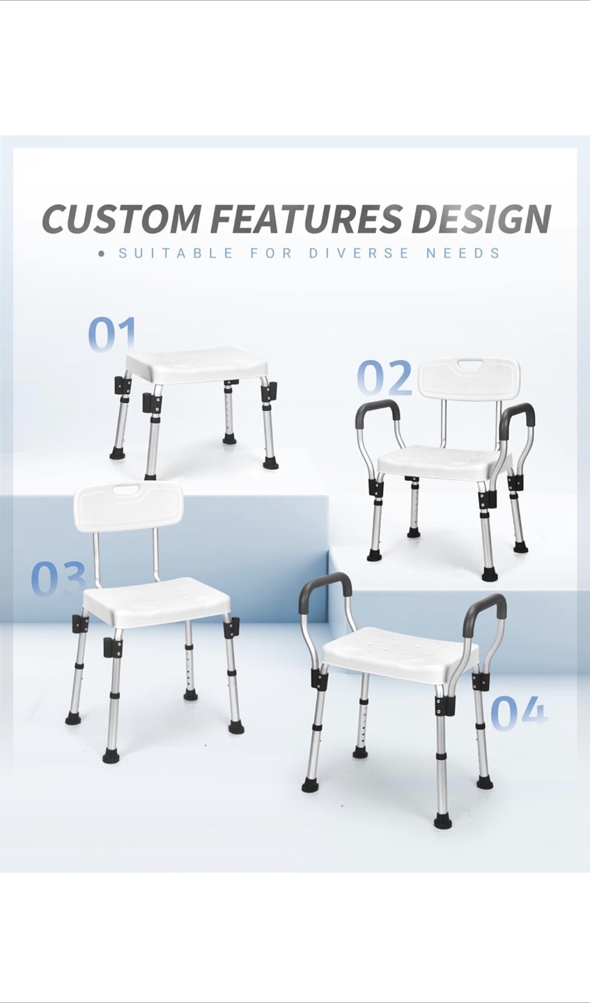 Adjustable Shower Chair - photo 5