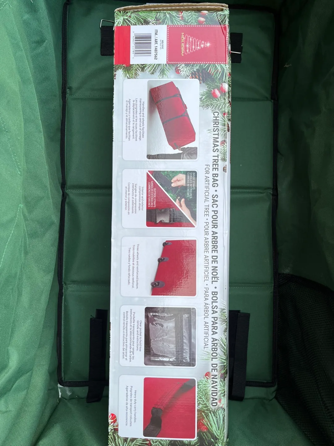 NEW Holiday Time Christmas Tree Storage Bag image indicator(5)