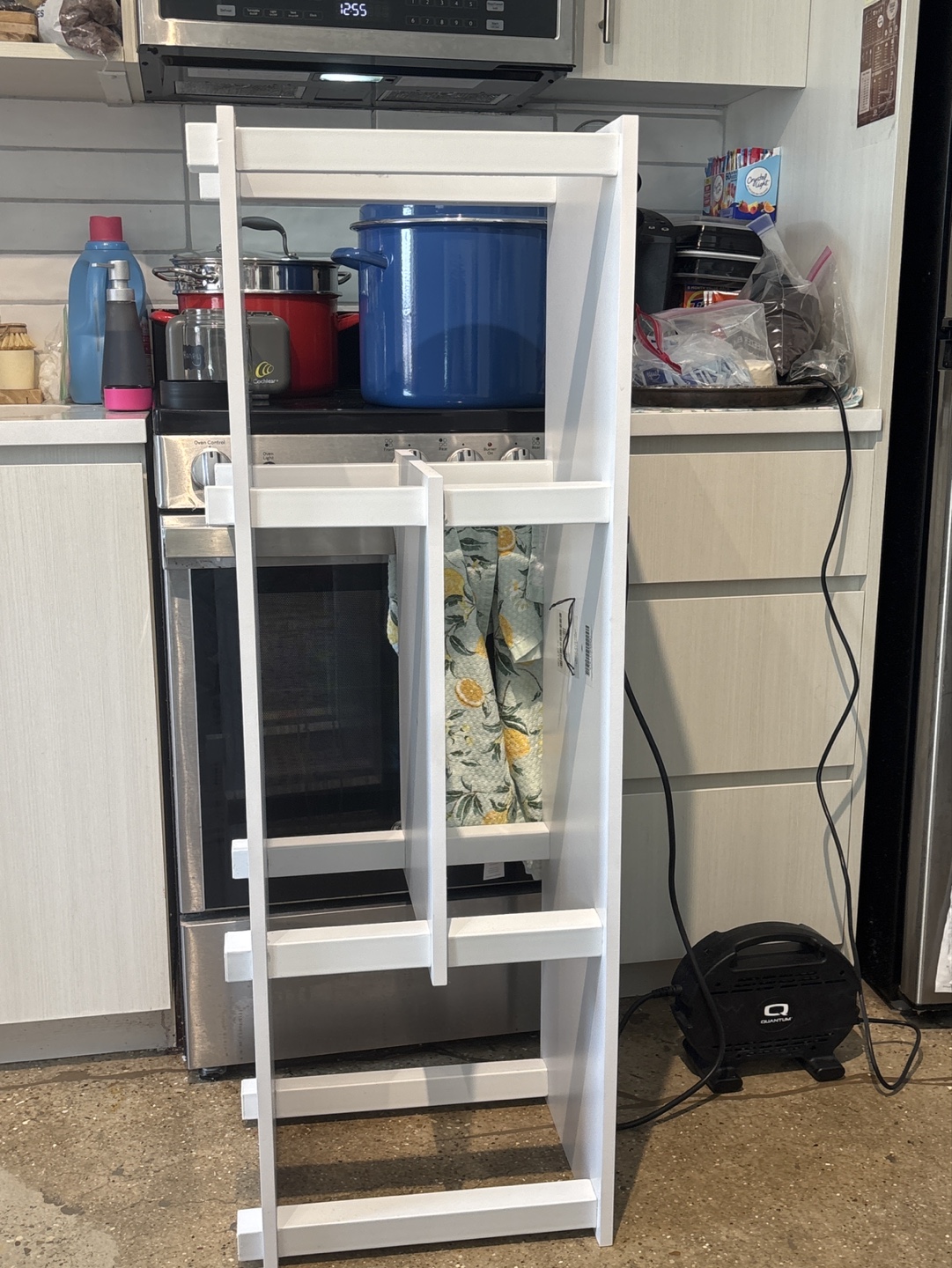 White 3-Tier Storage Shelf - photo 2
