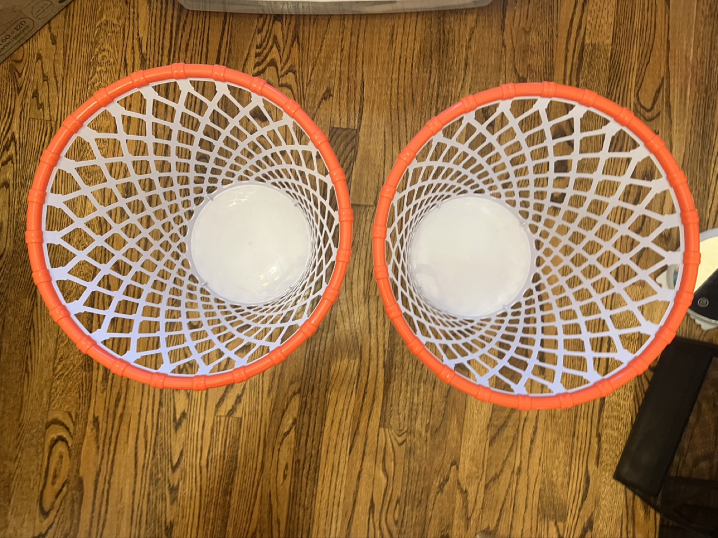Pair of Basketball Hoop Trash Cans - photo 2