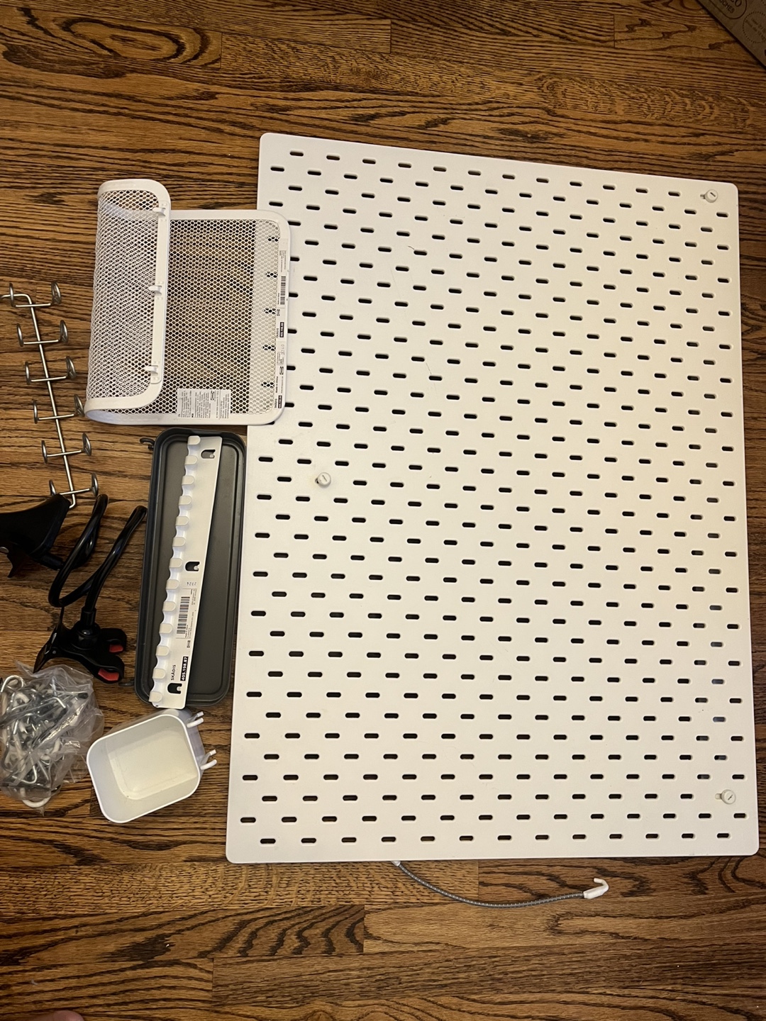 IKEA SKADIS Pegboard Organiser Set