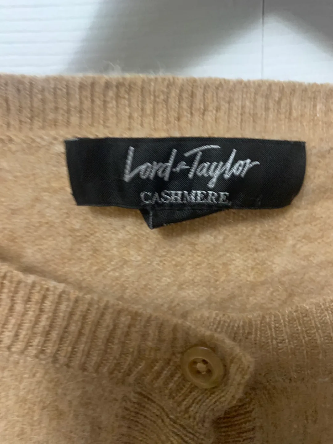 Lord & Taylor Cashmere Cardigan image indicator(2)