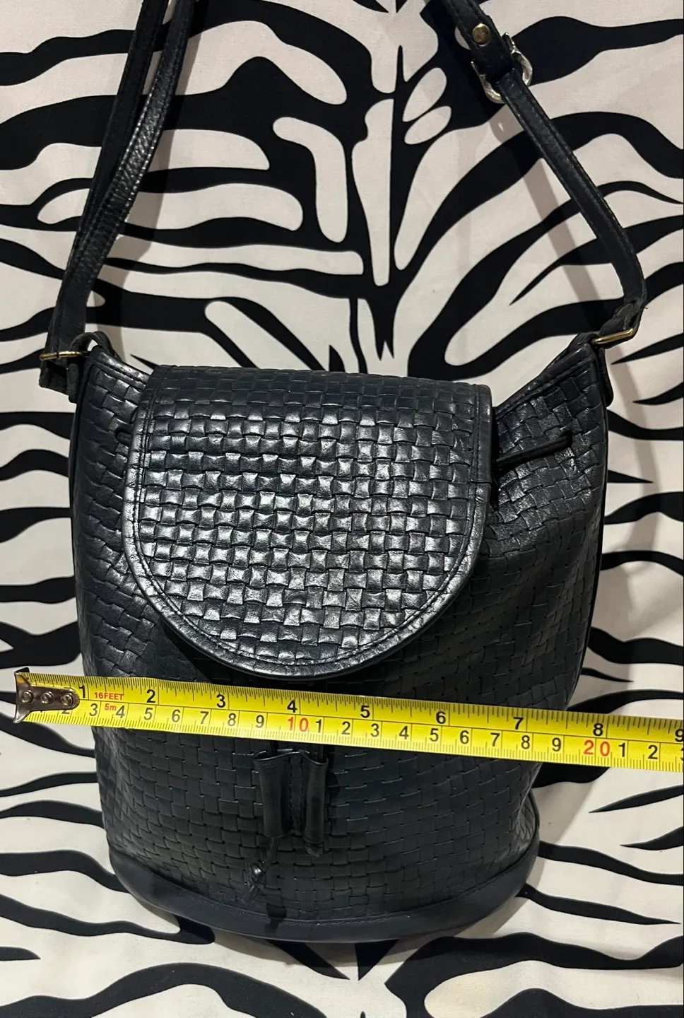 💙 Navy Blue Grinta Genuine Leather Bag 💙 image indicator(5)