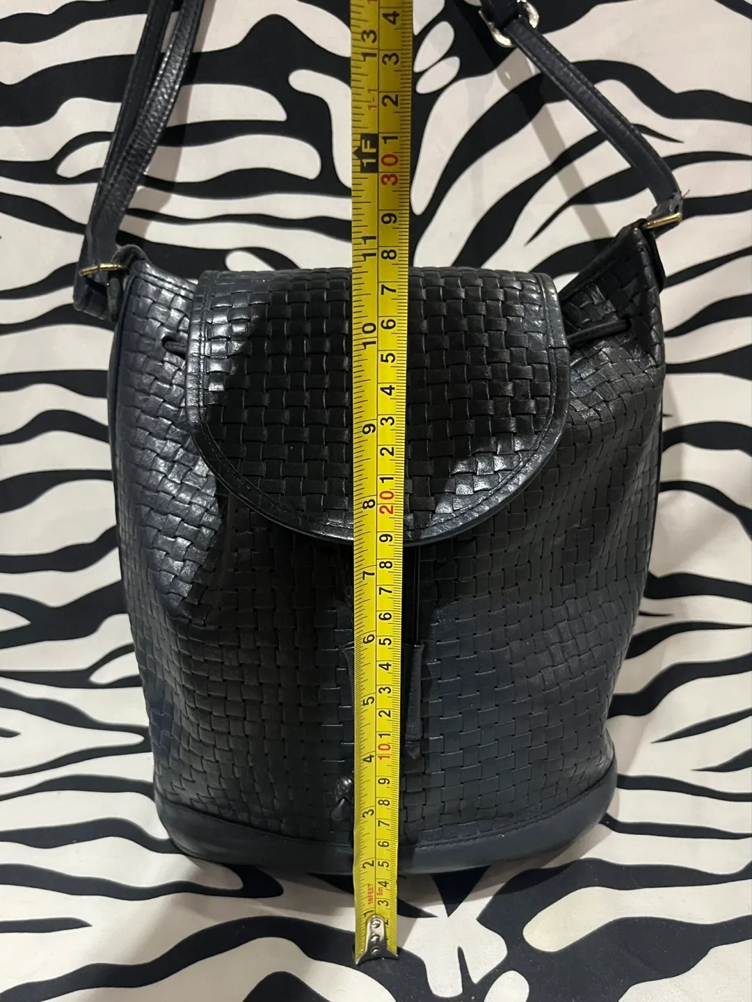 💙 Navy Blue Grinta Genuine Leather Bag 💙 image indicator(4)