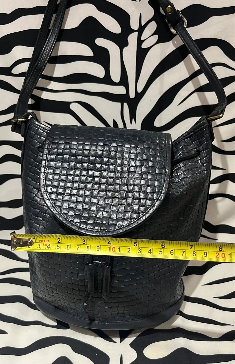 💙 Navy Blue Grinta Genuine Leather Bag 💙 image indicator(6)