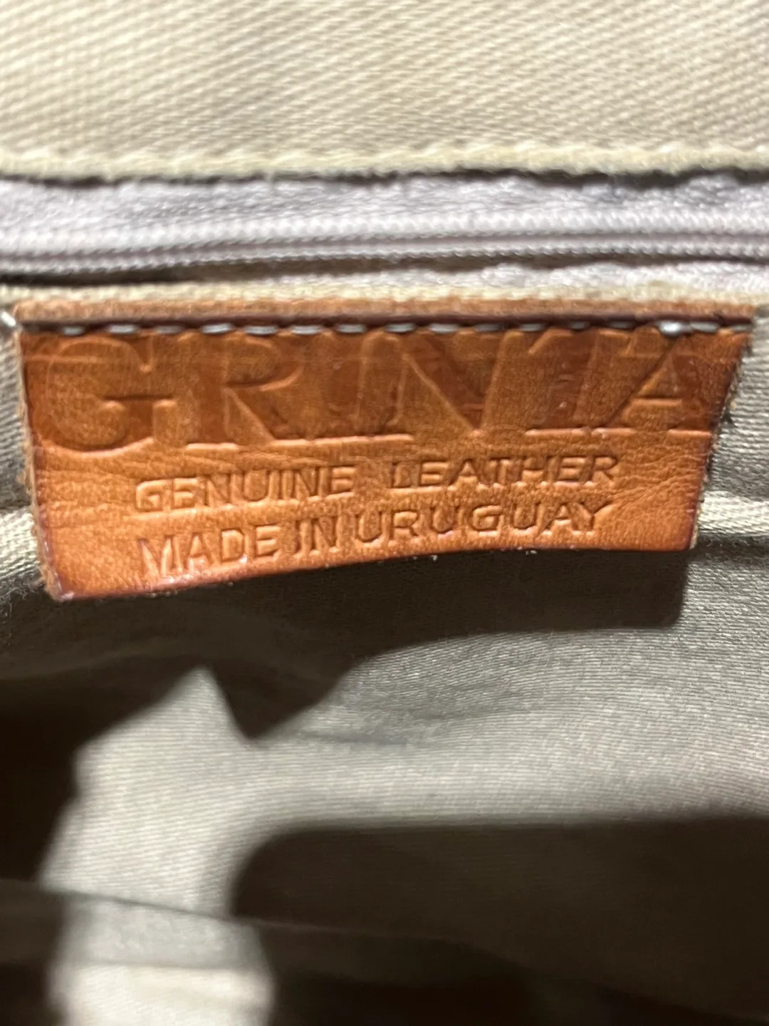 💙 Navy Blue Grinta Genuine Leather Bag 💙 image indicator(8)