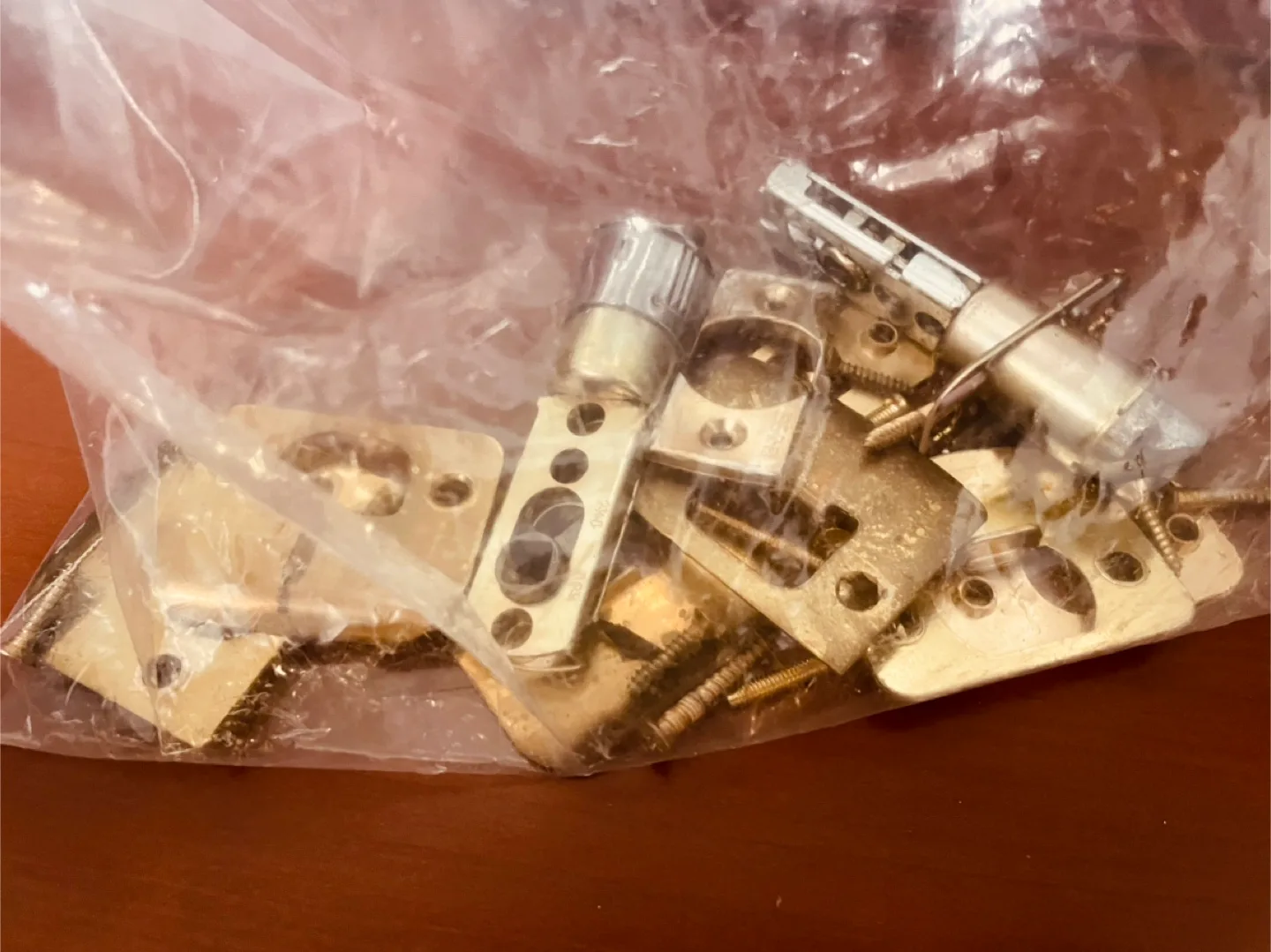 7 Gold /Brass Door Knobs & Hardware image indicator(3)