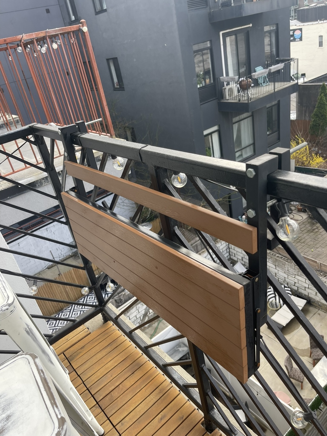 Balcony Table - Foldable Rail Mount - photo 2