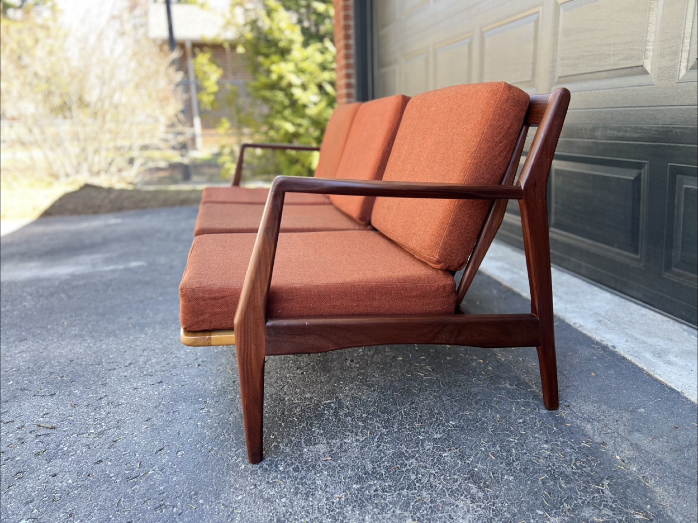 Mid-Century Modern Teak Sofa - photo 2
