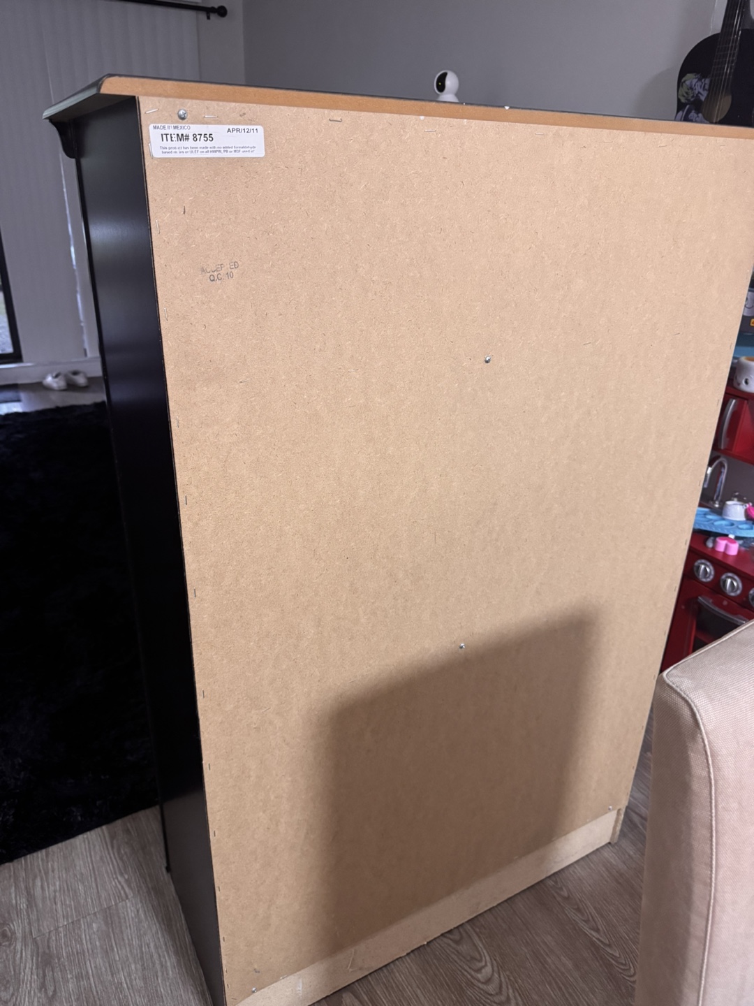 Dark Brown 5-Drawer Chest - photo 3