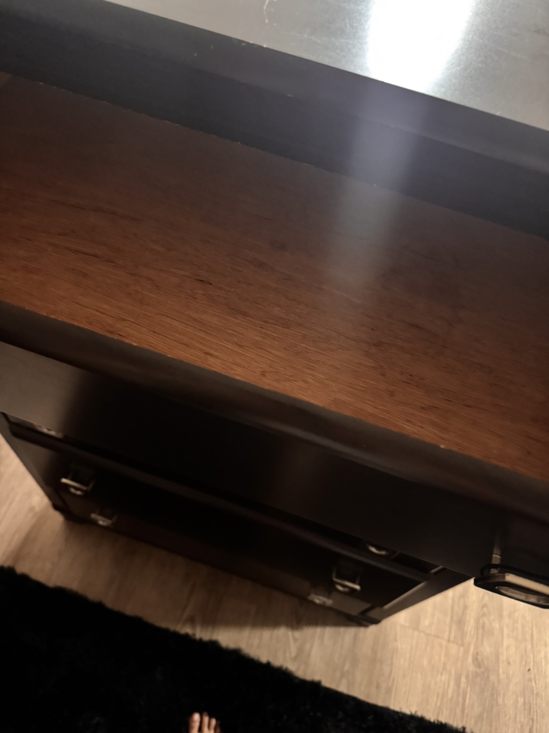Dark Brown 5-Drawer Chest - photo 5