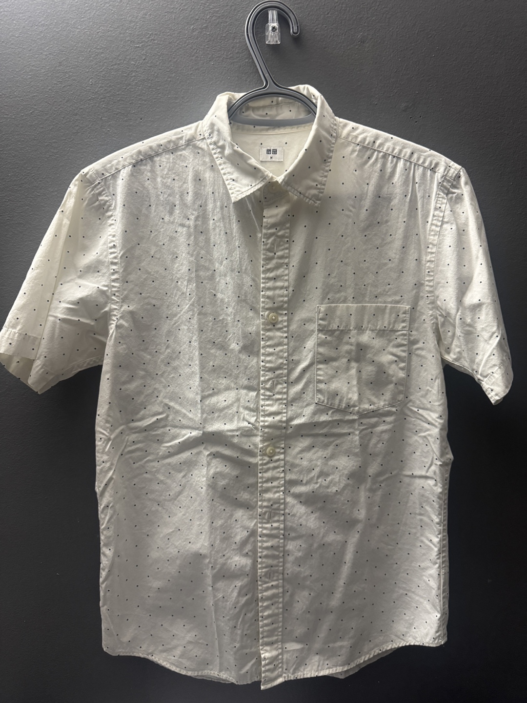 Men's UNIQLO Short Sleeve Button-Down Shirt