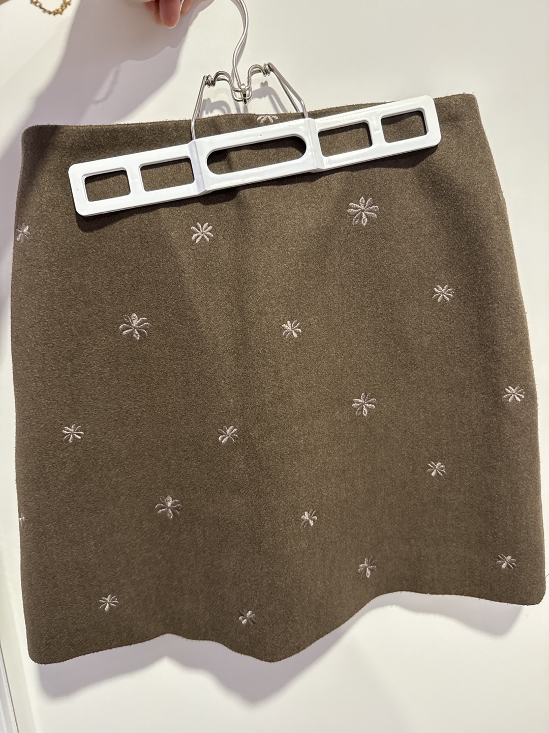 Embroidered Mini Skirt