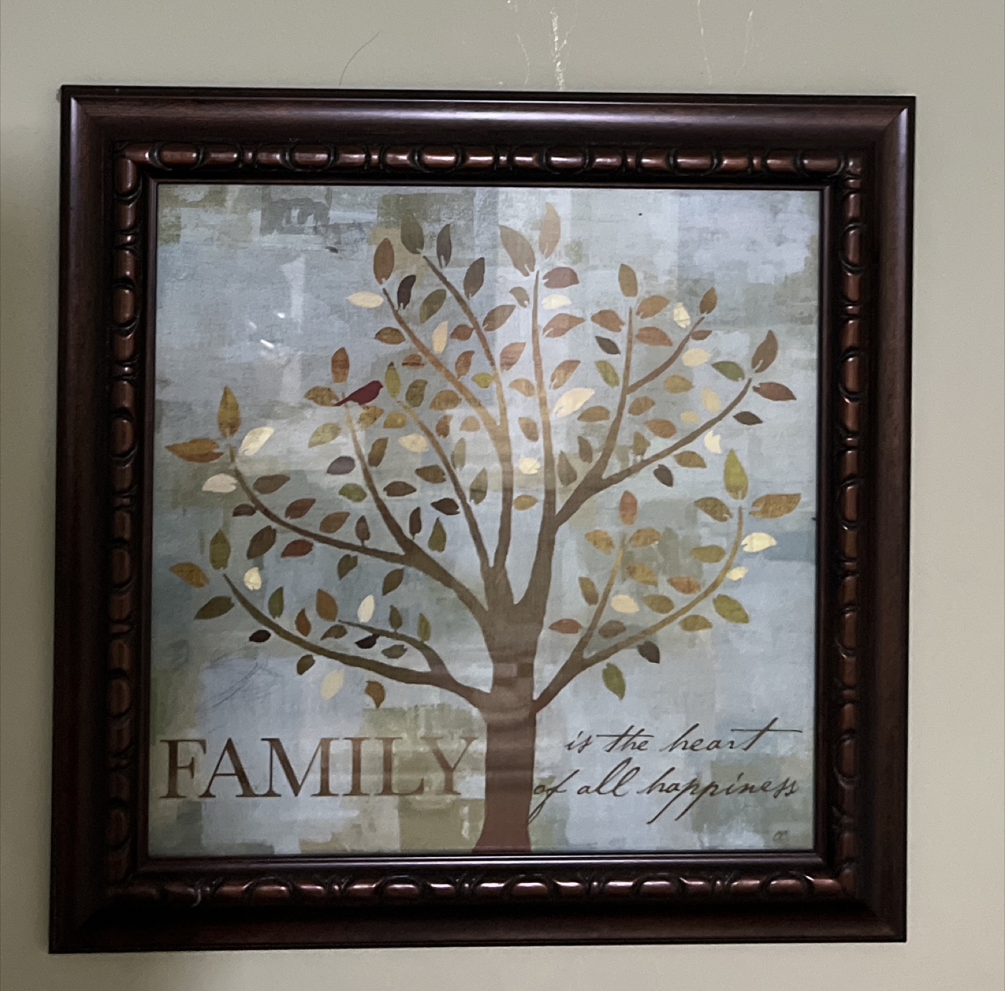 Framed Family Tree Wall Art