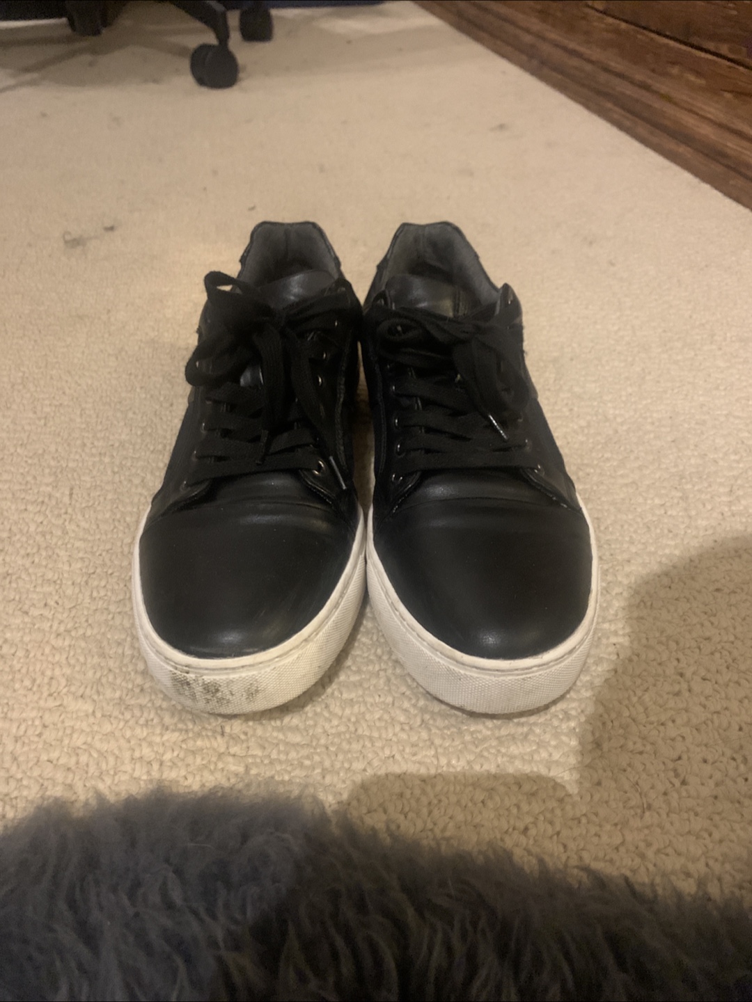 Steve Madden Black Leather High-Top Sneakers - photo 2