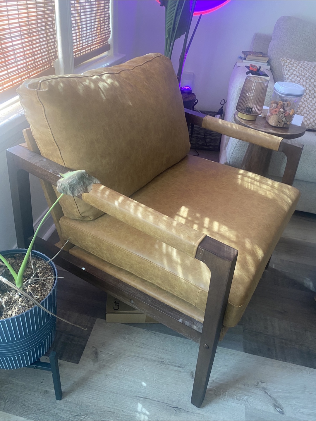 Faux leather Chair - photo 3