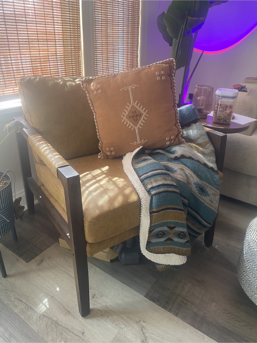 Faux leather Chair