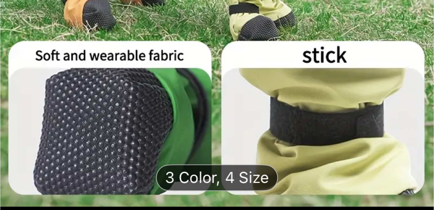 Dog Raincoat with Leash Attachment and Reflective Strip - photo 4