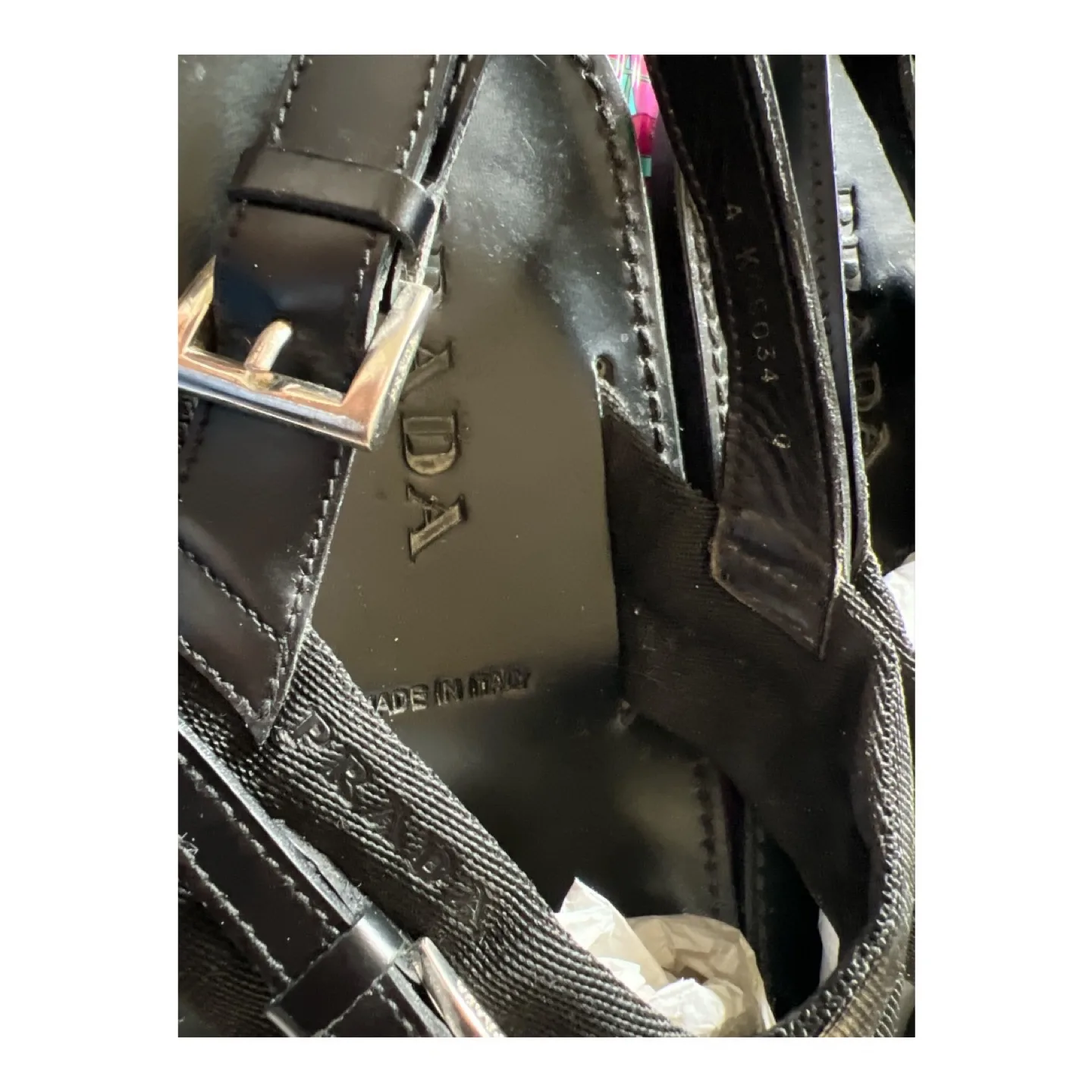 Authentic Pre-owned Prada Leather Sandals - GUC, US9 image indicator(3)