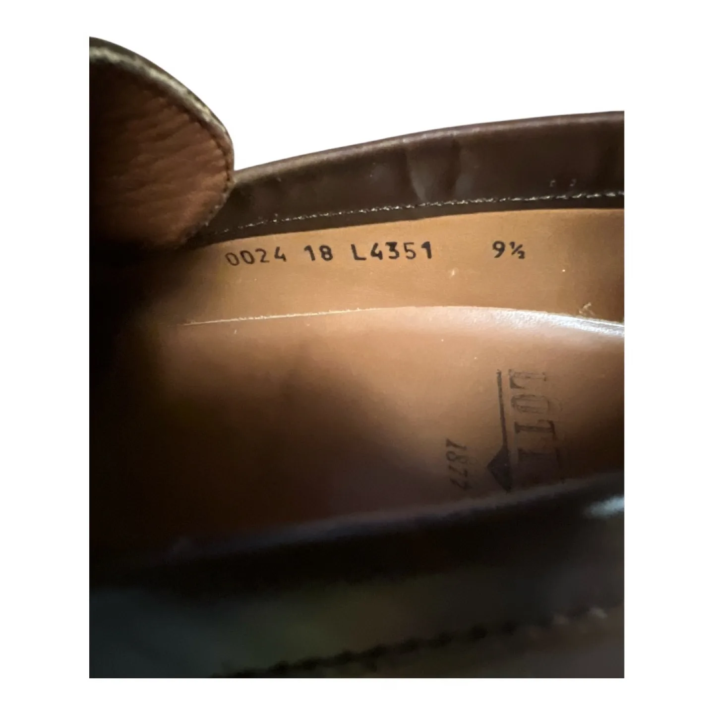 Lotusse Men's Brown Leather Penny Loafers - Size 9 1/2 image indicator(5)