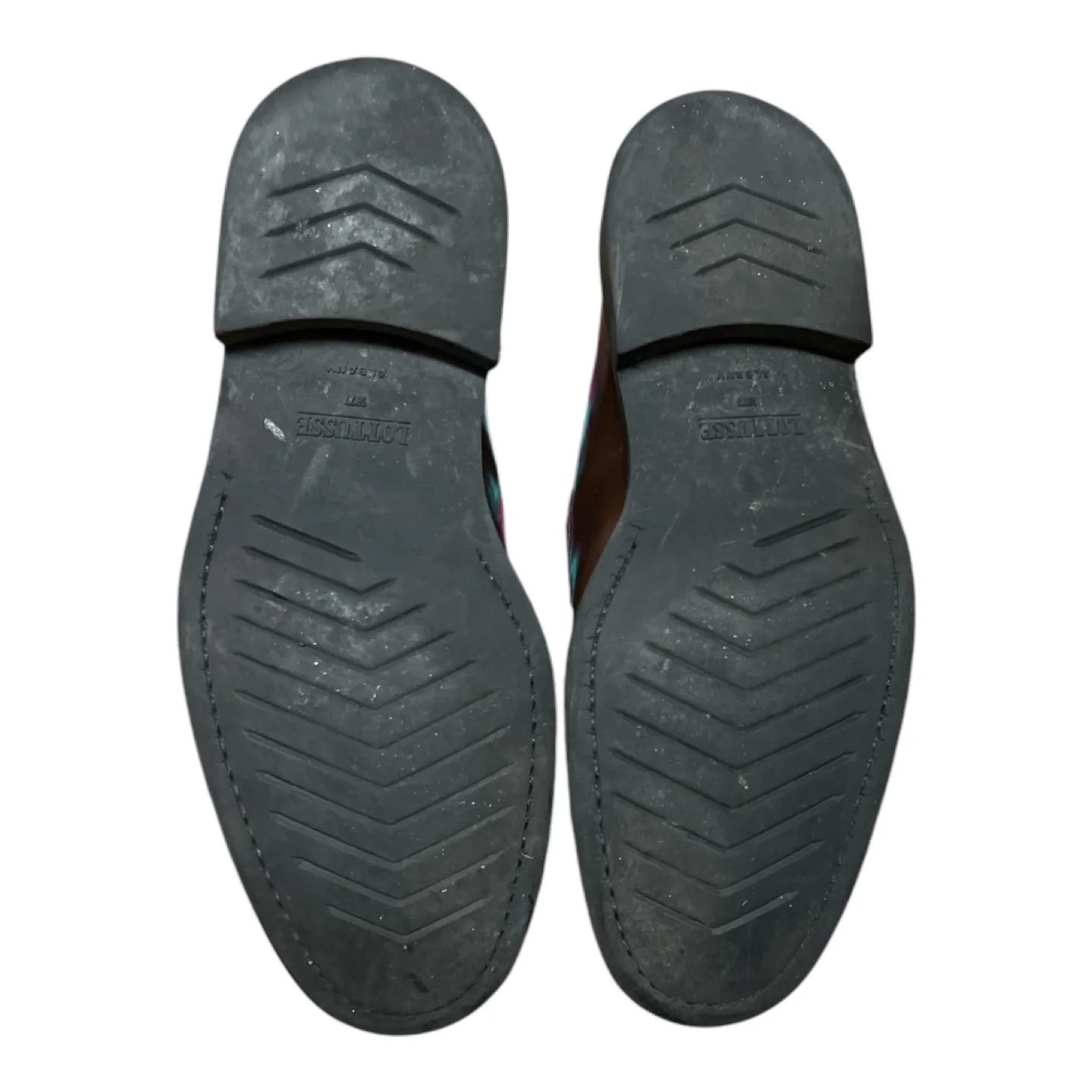 Lotusse Men's Brown Leather Penny Loafers - Size 9 1/2 image indicator(2)