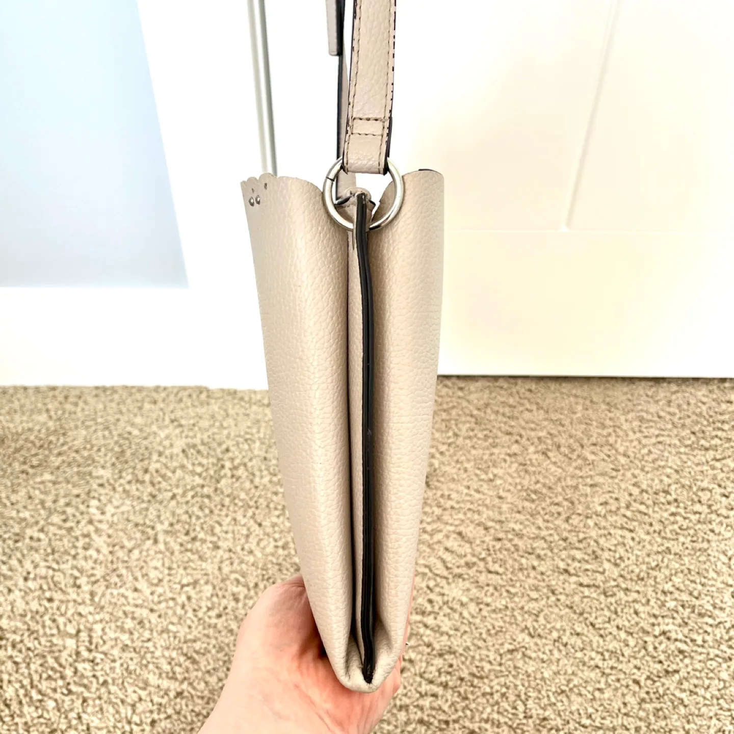 Nanette Lepore Grey / Beige Crossbody Bag image indicator(7)