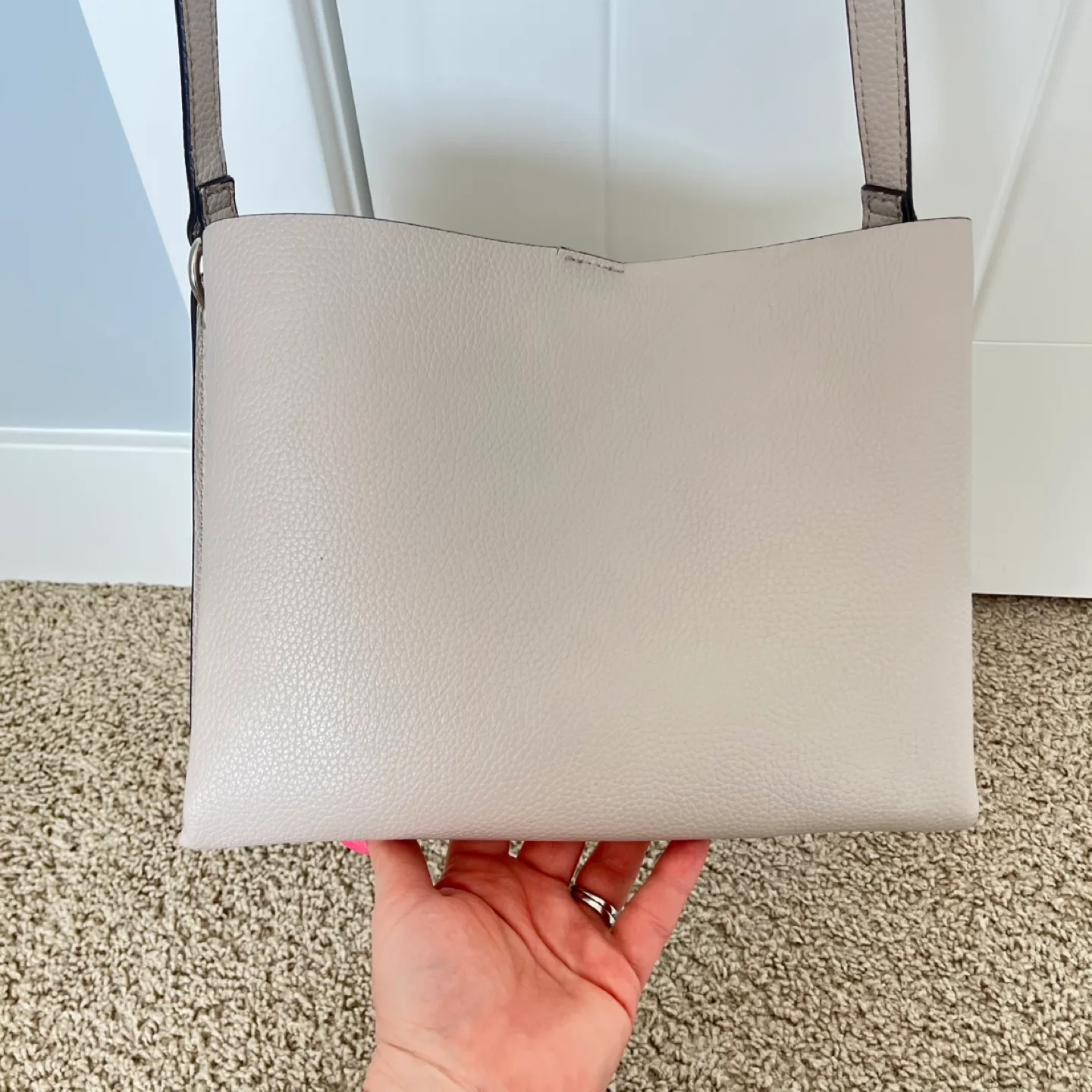 Nanette Lepore Grey / Beige Crossbody Bag image indicator(8)