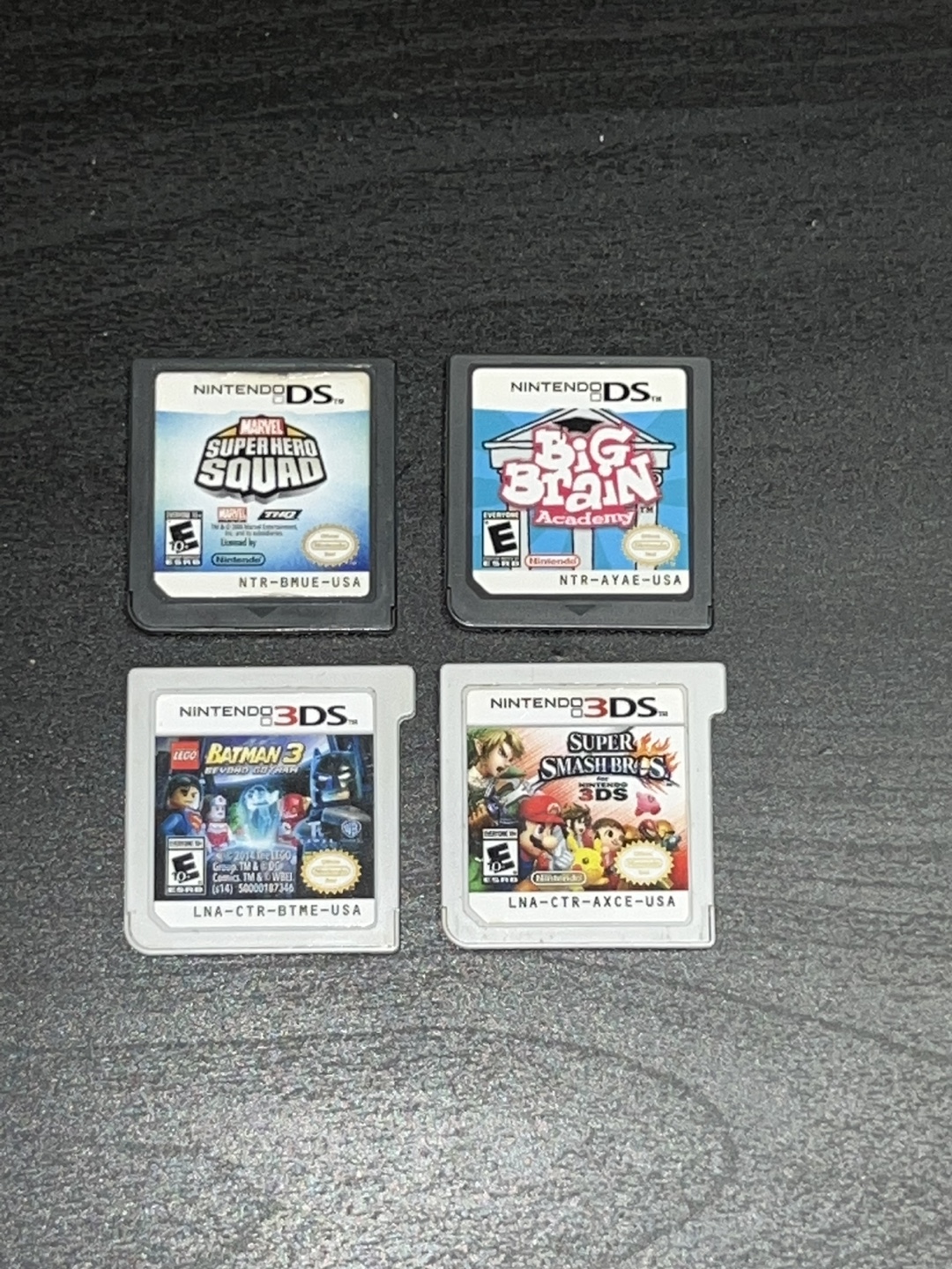 Four Nintendo DS & 3DS Games