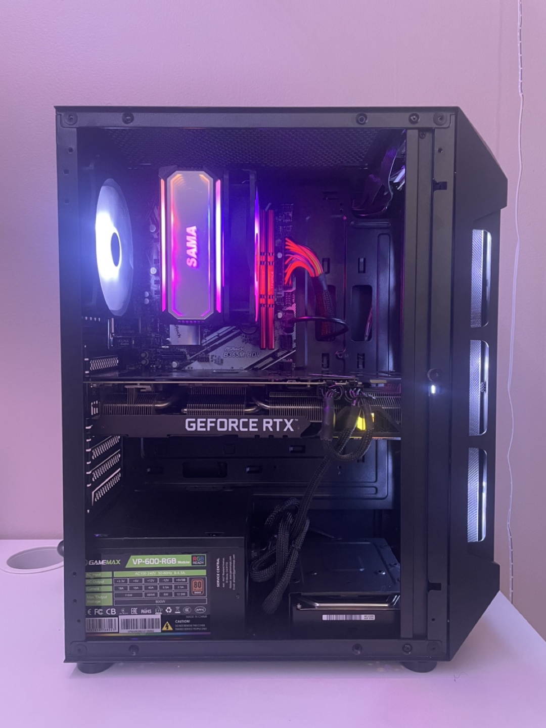 Gaming PC -  GeForce RTX GPU,  GAMEMAX PSU