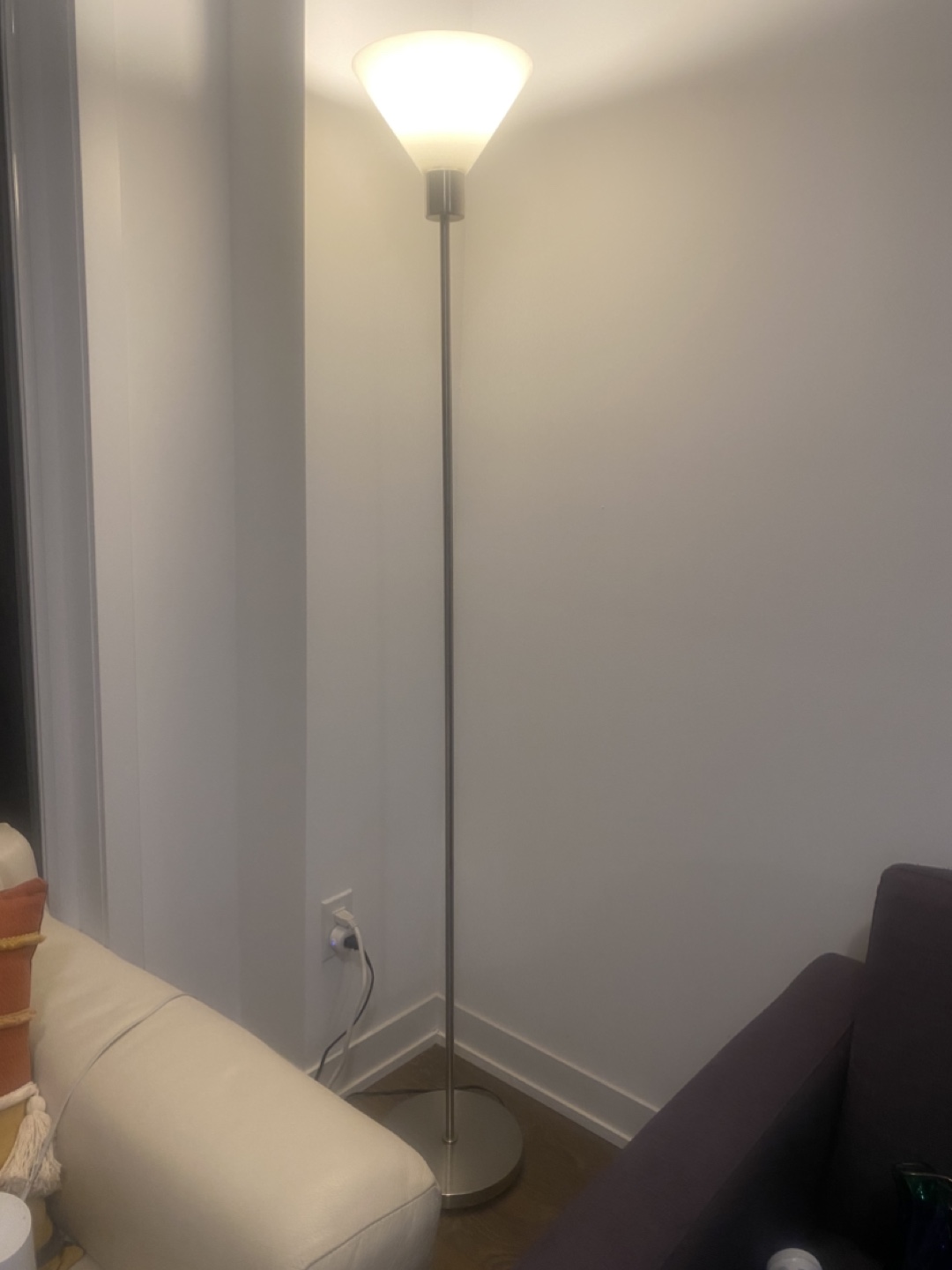 Ikea Floor Lamp with White Shade - photo 3