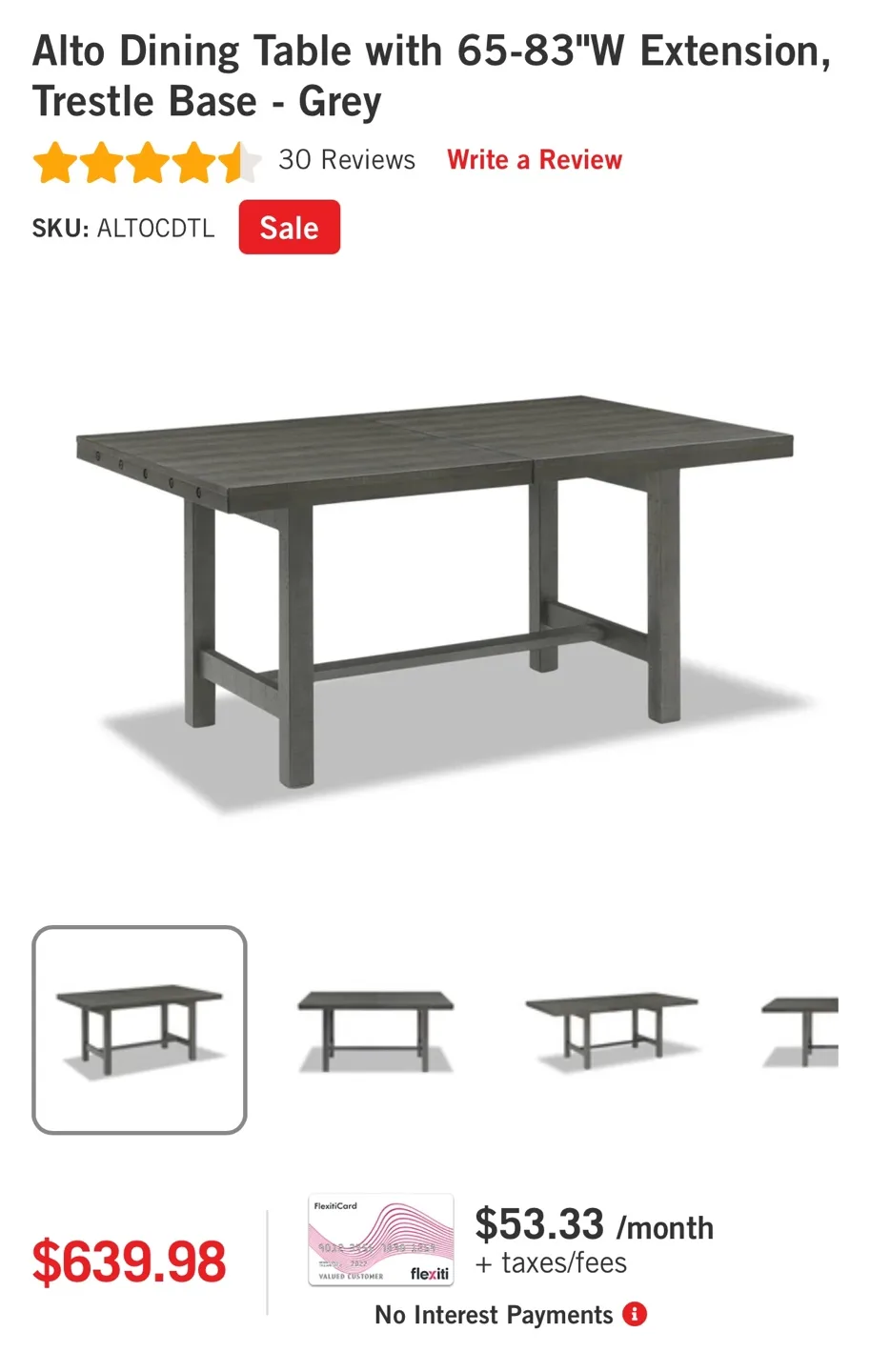 Alto Dining Table with Bench and Chairs image indicator(6)