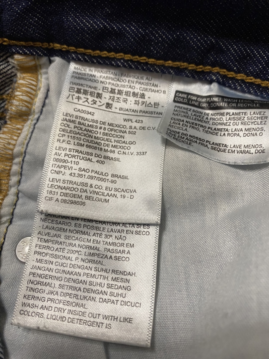 Levi's Denim Mini Skirt - Size 25 - photo 4