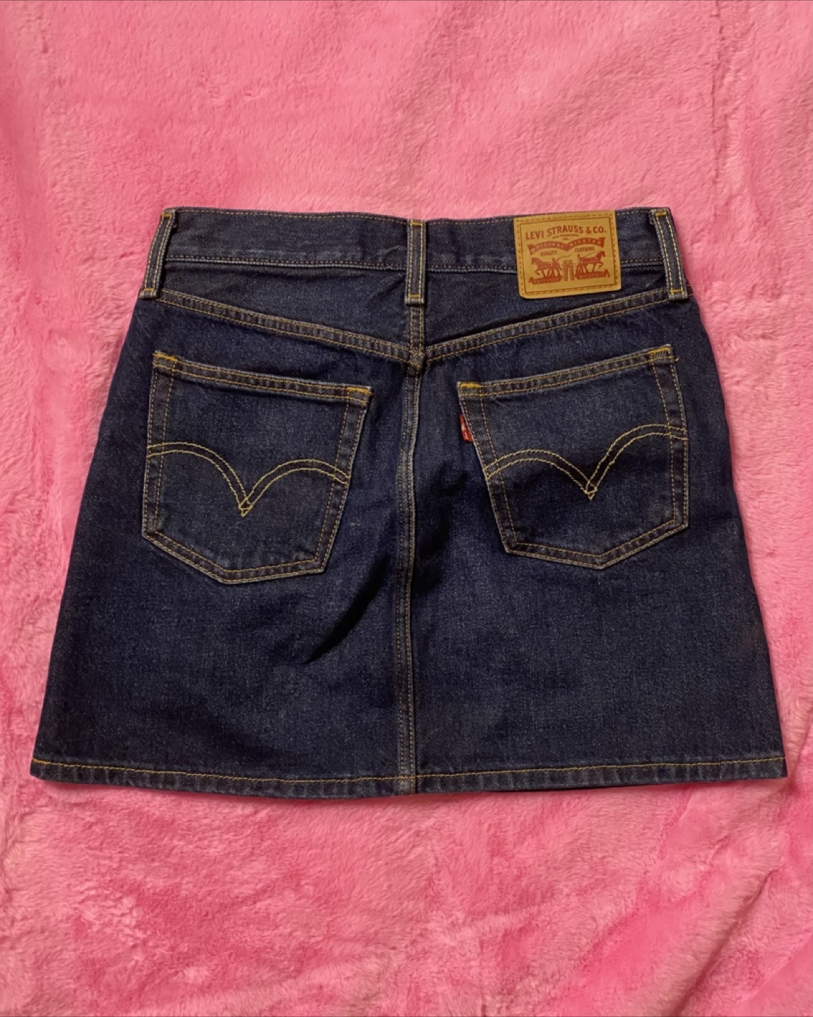 Levi's Denim Mini Skirt - Size 25 - photo 2