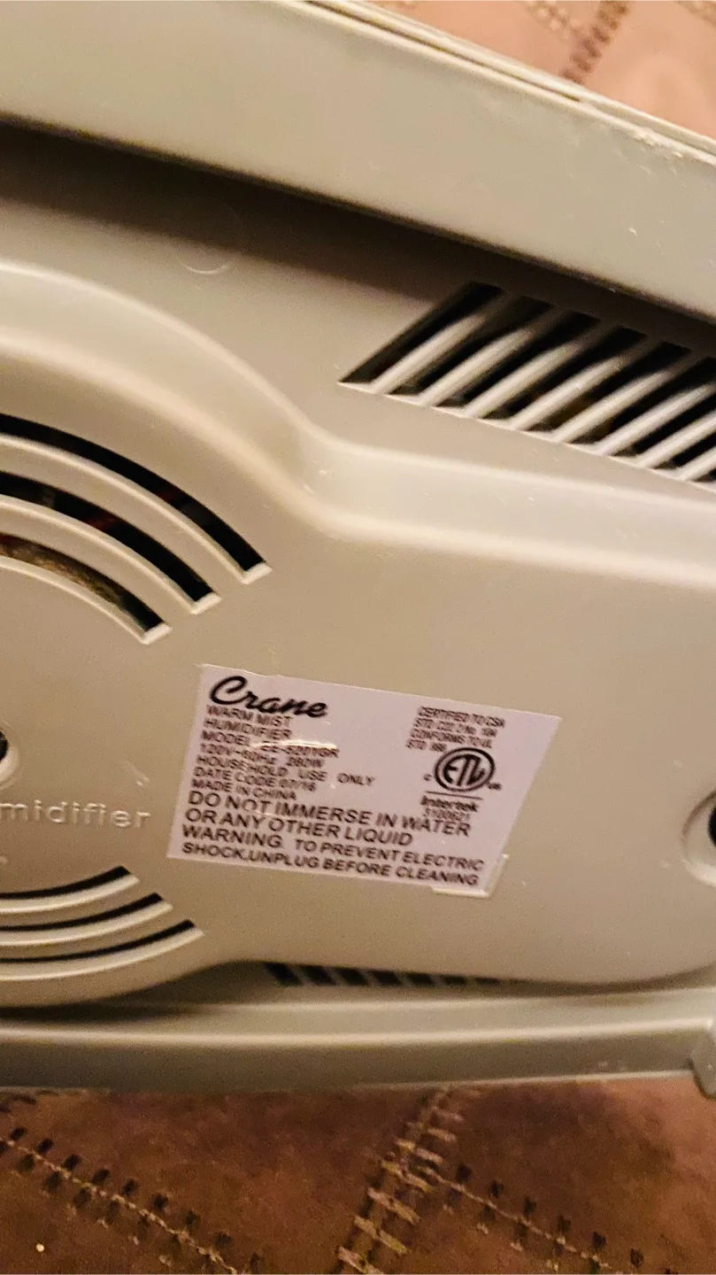 Crane Humidifier - Soothing Warm Mist image indicator(7)