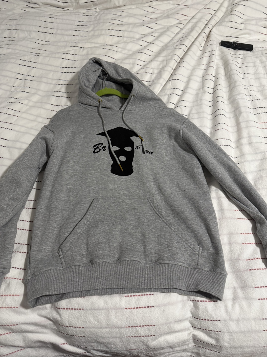 Gray Break prolific Brand Hoodie