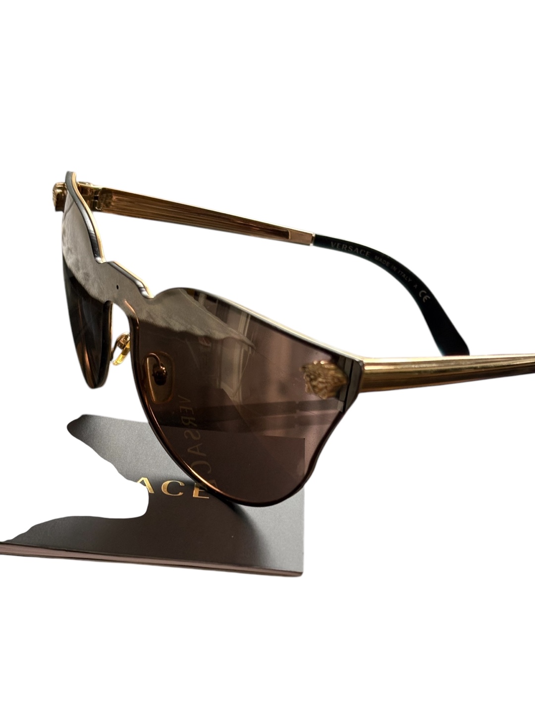 Versace Sunglasses - Gold Frame, Brown Lenses - photo 2