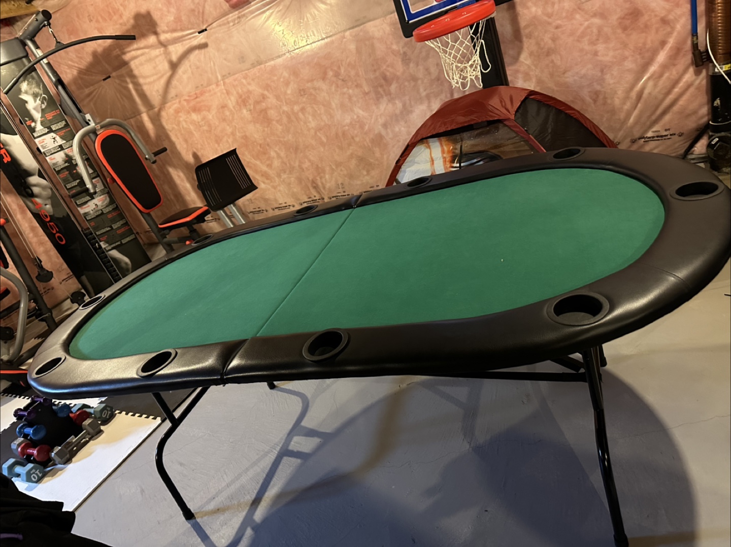 Large Poker Table - Great for Game Nights!