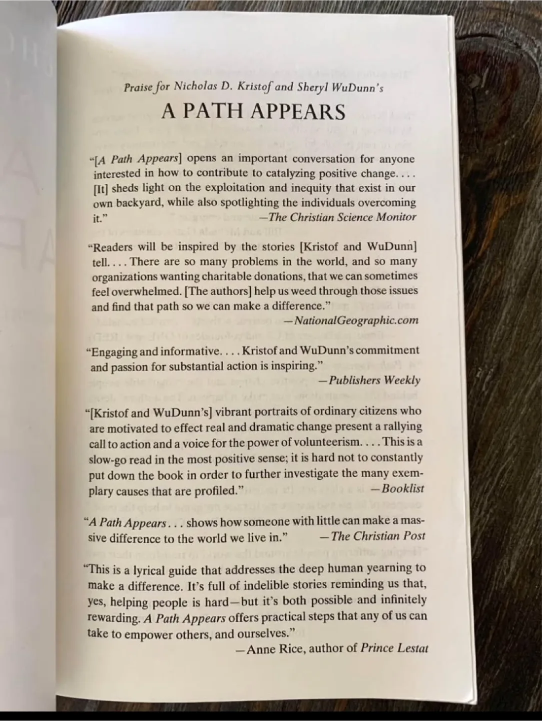 A Path Appears, Nicholas Kristof and Sheryl WuDunn image indicator(4)