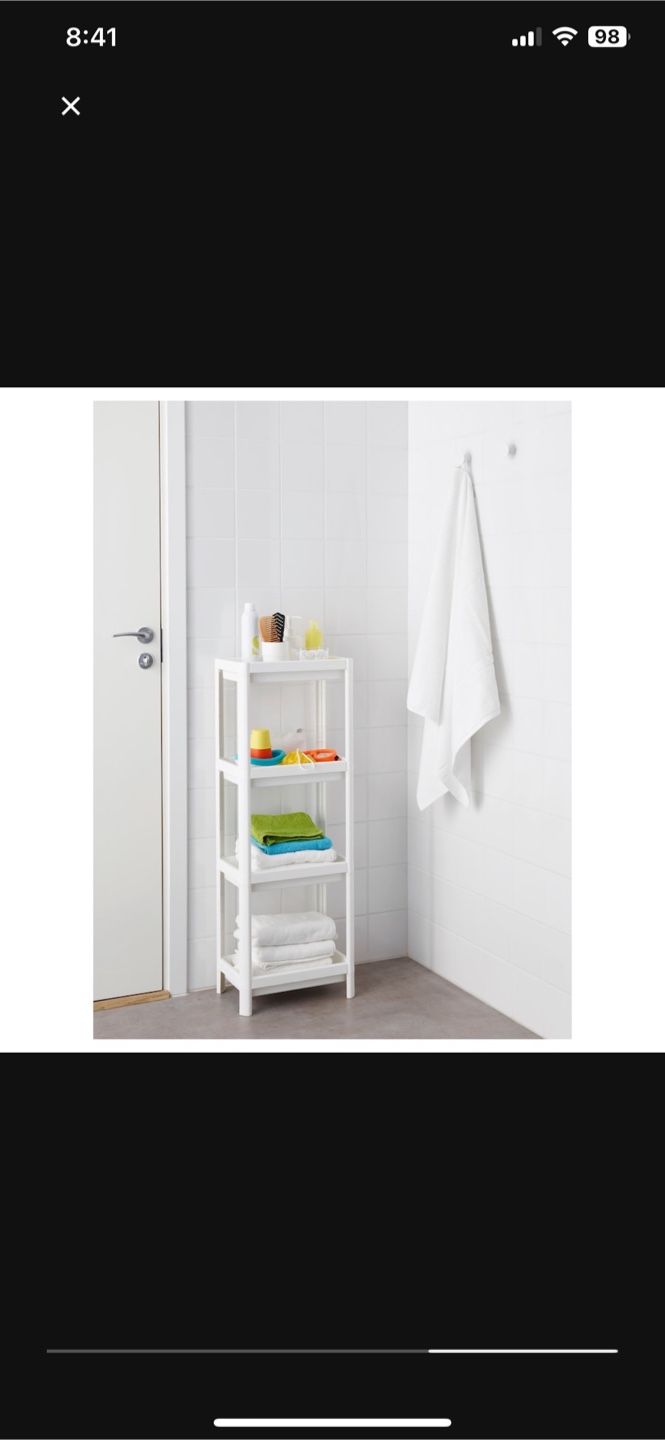 IKEA VESKEN Storage Unit - White - photo 4