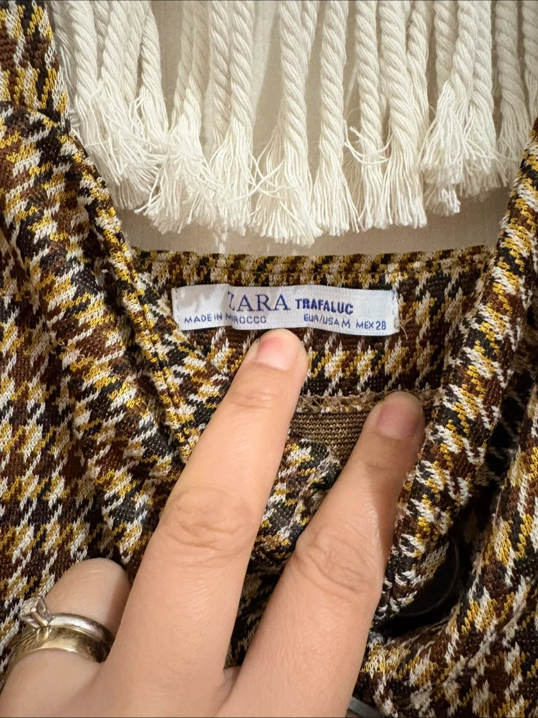 Zara Trafaluc Houndstooth Jumper image indicator(3)